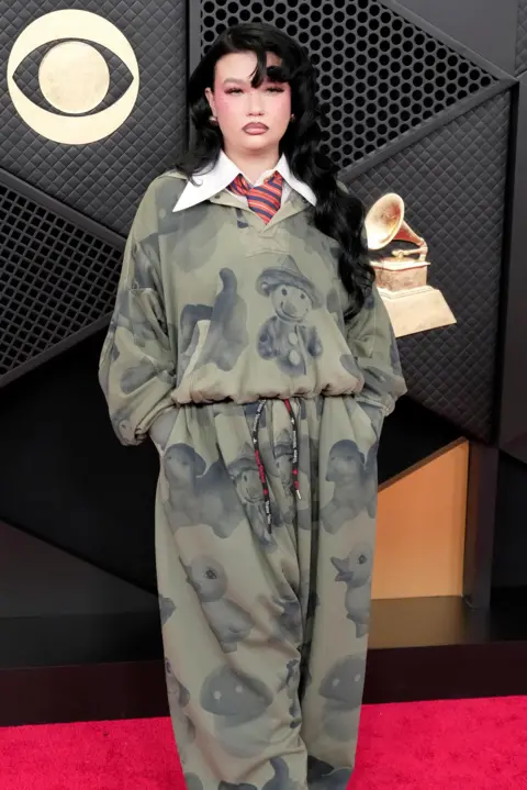 Getty Images Lola Young on the red carpet