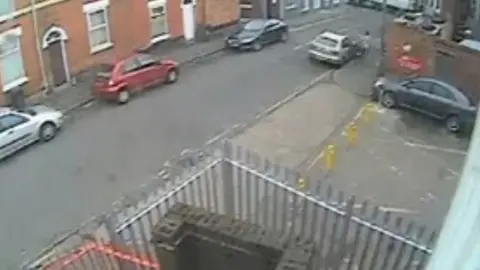 Derbyshire Police CCTV of Artur Waszkiewicz dumping the handbag