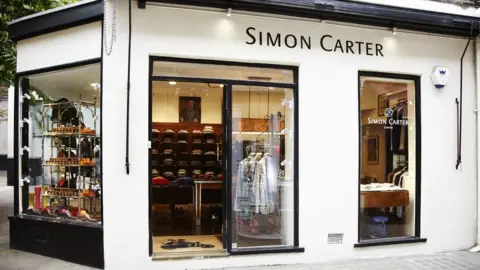 Simon Carter Simon Carter's Mayfair shop