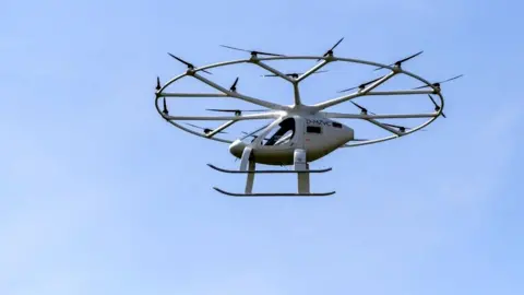 Getty Images Volocopter flying in Stuttgart