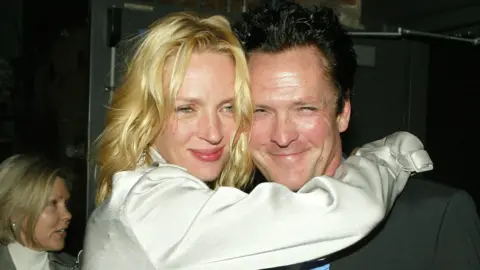 Getty Images Uma Thurman and Michael Madsen