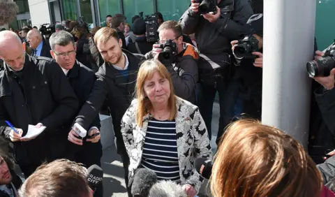 Getty Images Margaret Aspinall, chair of the Hillsborough family support group, after the 2016 Hillsborough Inquest ruled that those who died as a result of a crush in 1989 were unlawfully killed