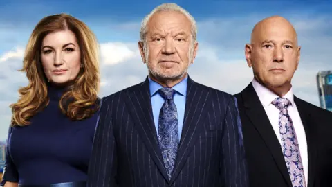 BBC Karren Brady, Lord Sugar and Claude Littner