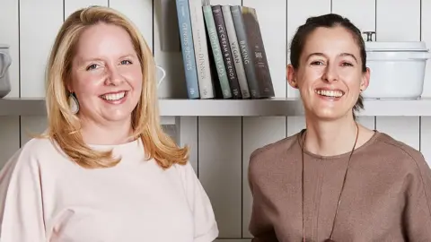 Bobbi Lin/Food52 Food52 co-founder, Merrill Stubbs, left, and Amanda Hesser