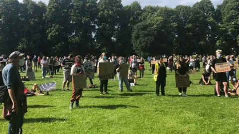 BBC Protest in Monmouth