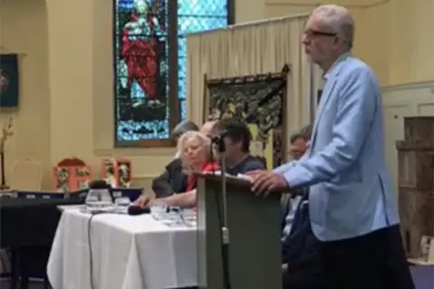 BBC Jeremy Corbyn in Kirkcaldy