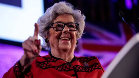 Getty Images Baroness Boothroyd in 2019