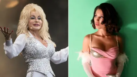 Getty Images / Polydor Dolly Parton and Raye