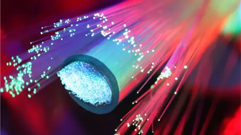 Getty Images Fibre optics cables