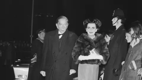 Getty Images A picture of Margaret Campbell in 1970 attending a film premiere