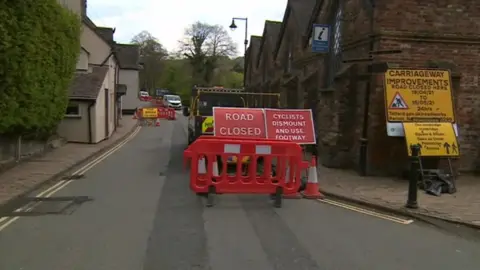 Flooded traders in Ironbridge frustrated by roadworks