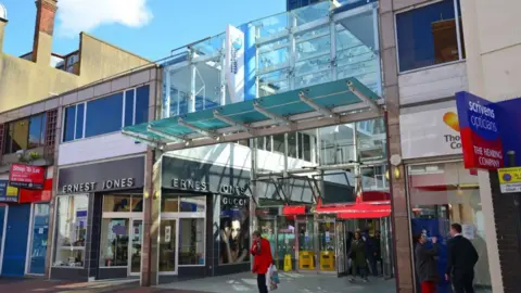 Alamy Nicholsons shopping centre