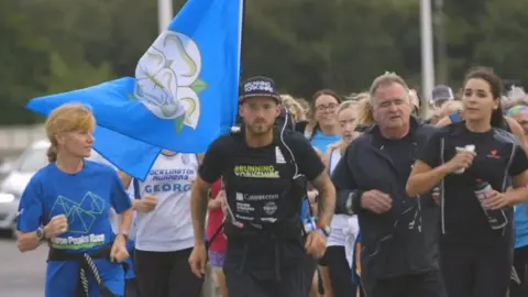 BBC Ben Dave and other runners