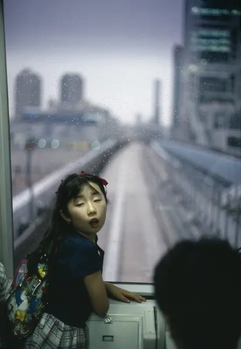 Gueorgui Pinkhassov/Magnum Photos Girl on the metro. Tokyo