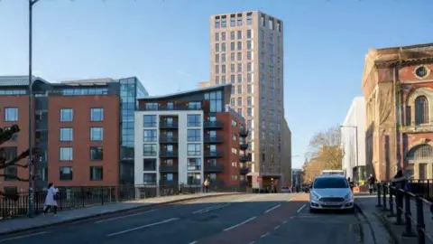 Cubex Artist's impression of proposed scheme