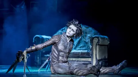 JOHAN PERSSON An actor playing Edward Scissorhands at the Bristol Hippodrome