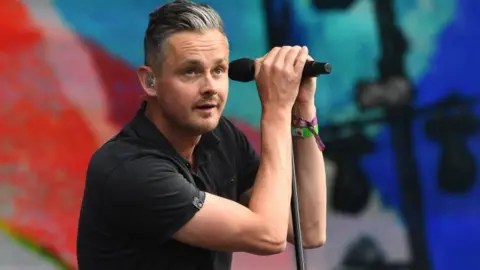 PA Media Tom Chaplin of Keane