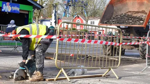 Drayton Manor The clean up