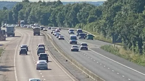 M54 protest