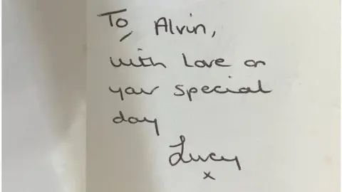 family photo message from Lucy Letby