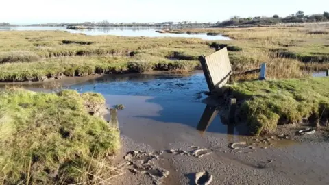 Ramblers Cymru Broken Four Mile bridge