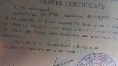 Seoyeon Lee Passport of Seoyeon Lee
