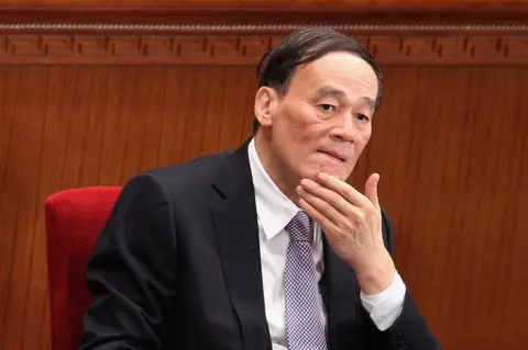 AFP/Getty Images Wang Qishan attends the opening ceremony of the Chinese People's Political Consultative Conference at the Great Hall of the People on 3 March 2012 in Beijing, China