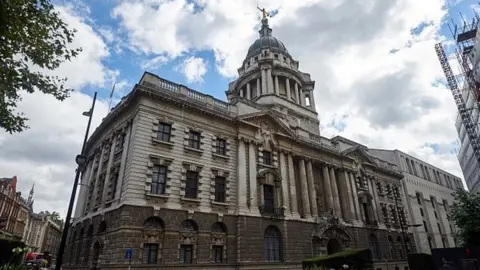 Getty Images File Image showing exterior of the Old Bailey.