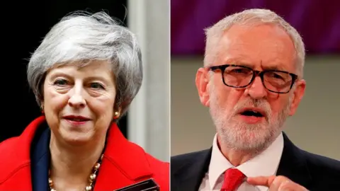 Getty Images/AFP Theresa May and Jeremy Corbyn