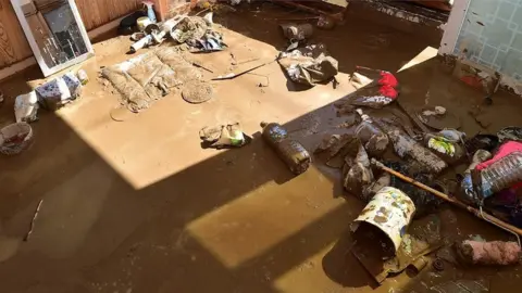 Isle of Wight Council Isle of Wight flooded home