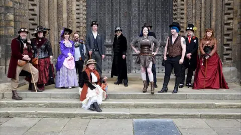 Bryan Hurt People at the Lincoln steampunk festival 2017