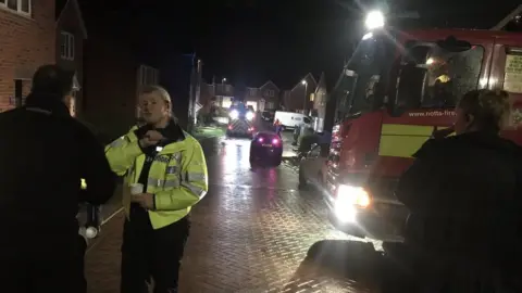 Police at Bank End Close