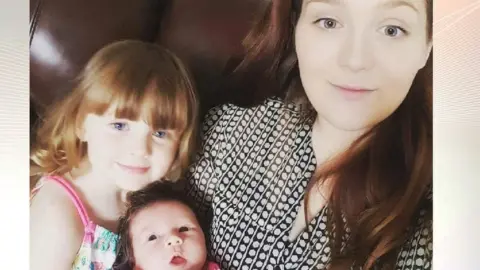 The Coastal Mummy Rebecca Fisher with children Elsa (right) and Cleo