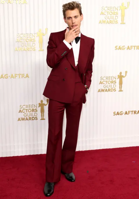 Getty Images Austin Butler attends the 29th Annual Screen Actors Guild Awards at Fairmont Century Plaza on February 26, 2023 in Los Angeles, California