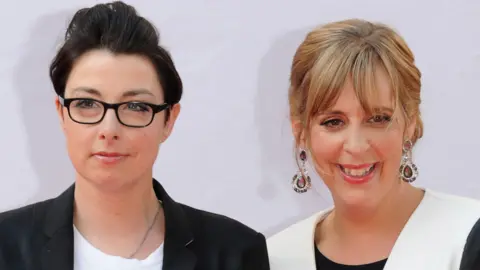 Getty Images Sue Perkins and Mel Giedroyc