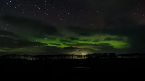 Stu the plasterer/BBC Weather Watchers Aurora, Portmahomack