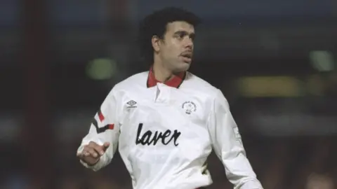 Shaun Botterill Chris Kamara playing for Sheffield United