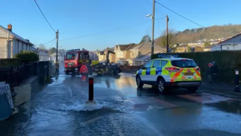 BBC Skewen flooding