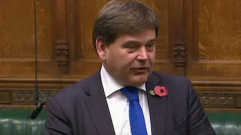 BBC Andrew Bridgen speaking in House of Commons