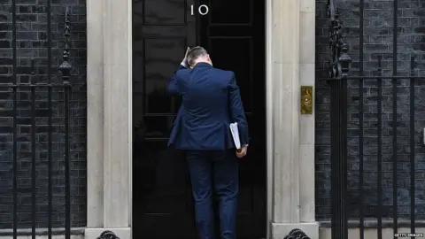 Getty Images Gavin Barwell, Theresa May's chief of staff, outside Downing Street