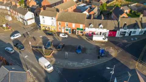 Charnwood Borough Council Market Place before the work was carried out