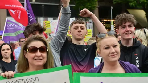 PAcemaker Protestors in Belfast