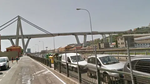 Google Street View An image showing how bridge looked before