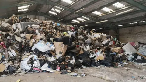 BBC Illegal dumping north Belfast