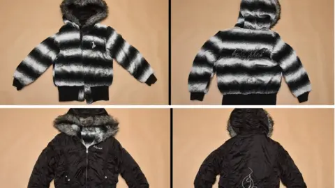 Winnipeg Police Photos of a reversible Baby Phat jacket