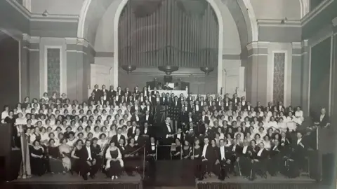 Simon Pulham Ipswich Choral Society performing in 1924