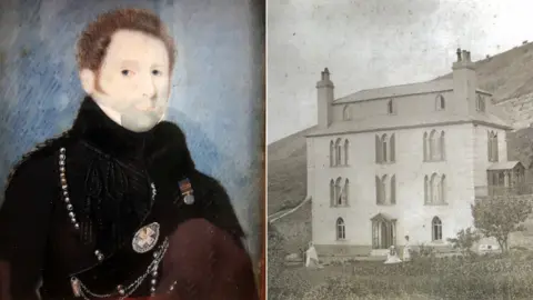 Mike Scott Archie Stewart and the house in Jersey in which he lived