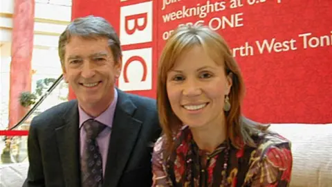 BBC Gordon Burns and Dianne oxberry