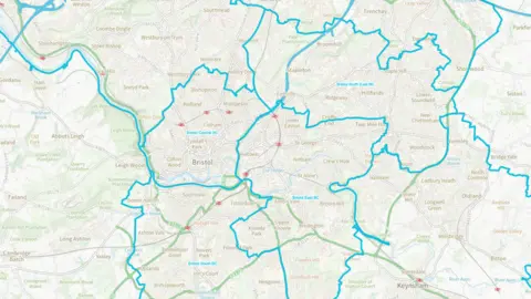 Boundary Commission for England Map of proposed constituency boundaries