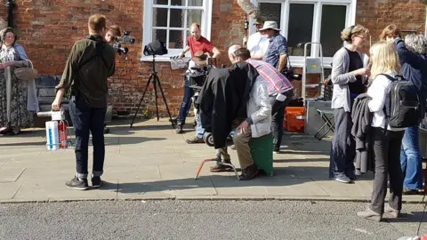 Filming of the Peterloo massacre